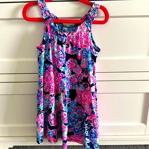 Lilly Pulitzer swing dress, S 4-5, excellent condition. Smoke-free home.